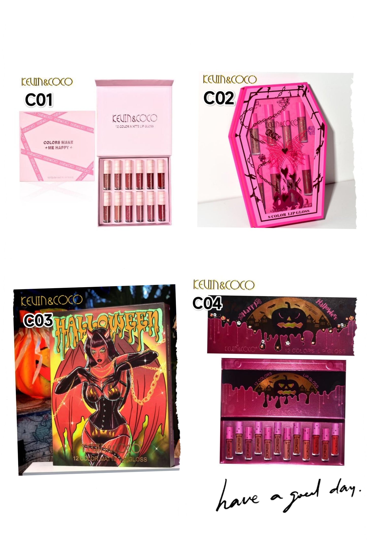 【Buy 20 Get 22】Makeup Bundle With 2 Kevin&Coco + 20 PCS Makeups/Makeup Tools/Skincare