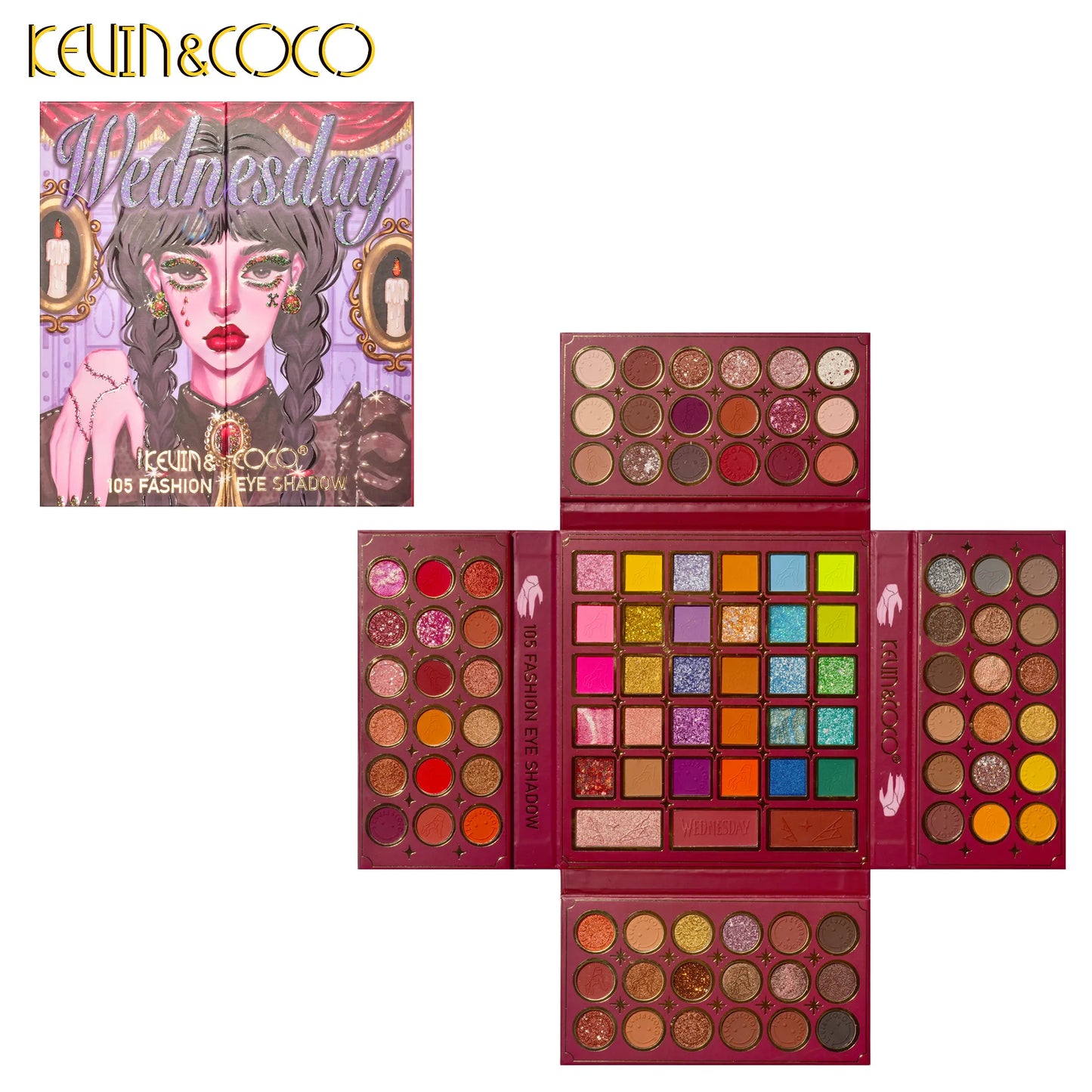 KEVIN&COCO 105 Color Wednesday Eyeshadow Palette